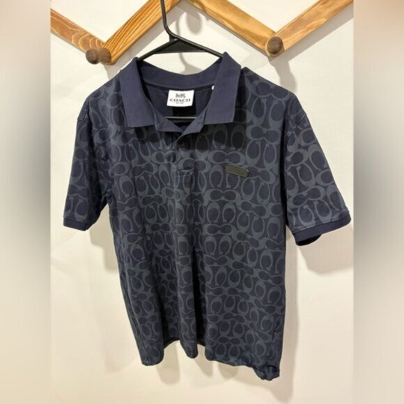 Coach Other - Coach Signature Polo shirt in a dark navy